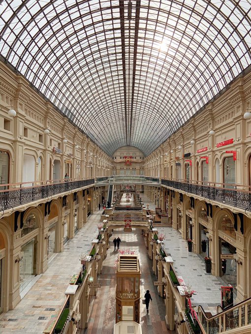 GUM department store next to the Red Square. 