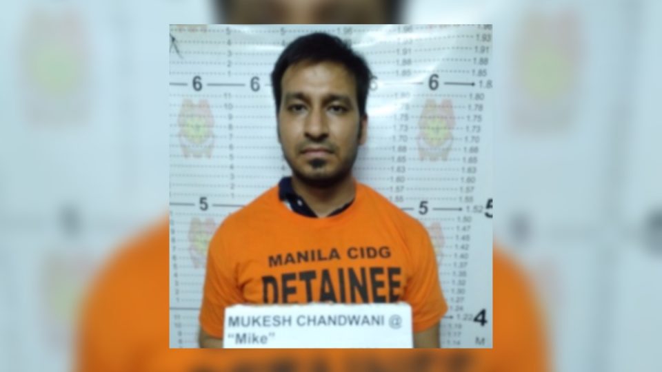 Mukesh Chandwani. Photo: Manila Police District
