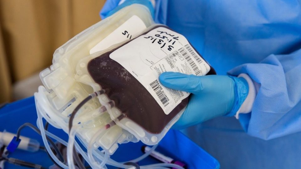 File photo of a blood bag. Photo: Ahmad Ardity
