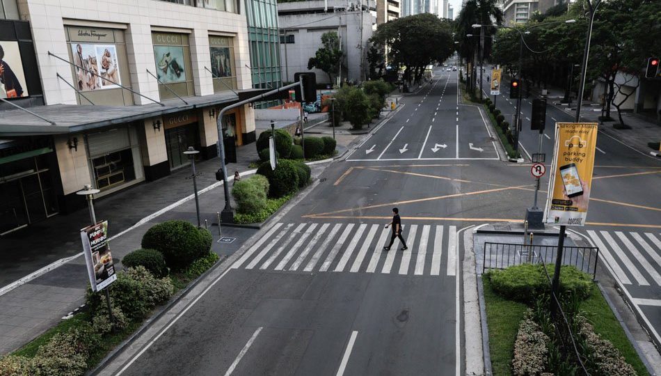 Empty Metro Manila streets due to the enhanced community quarantine, taken March 17, 2020 <i>Photo: Jonathan Cellona / ABS-CBN News</i>