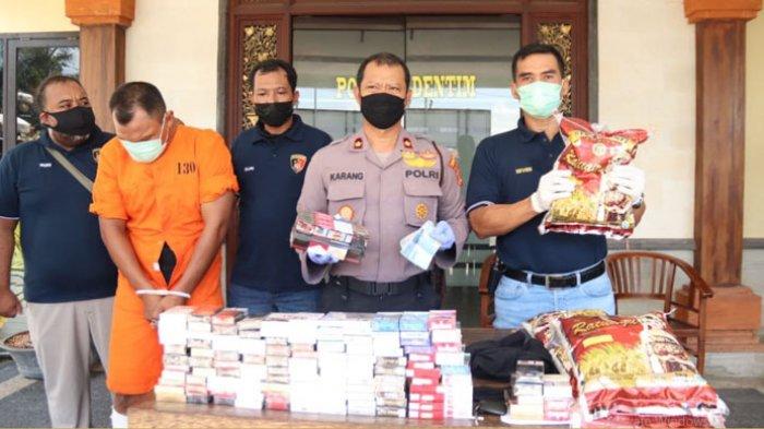 The suspect was arrested on Monday in Denpasar. Photo: Istimewa via Tribun