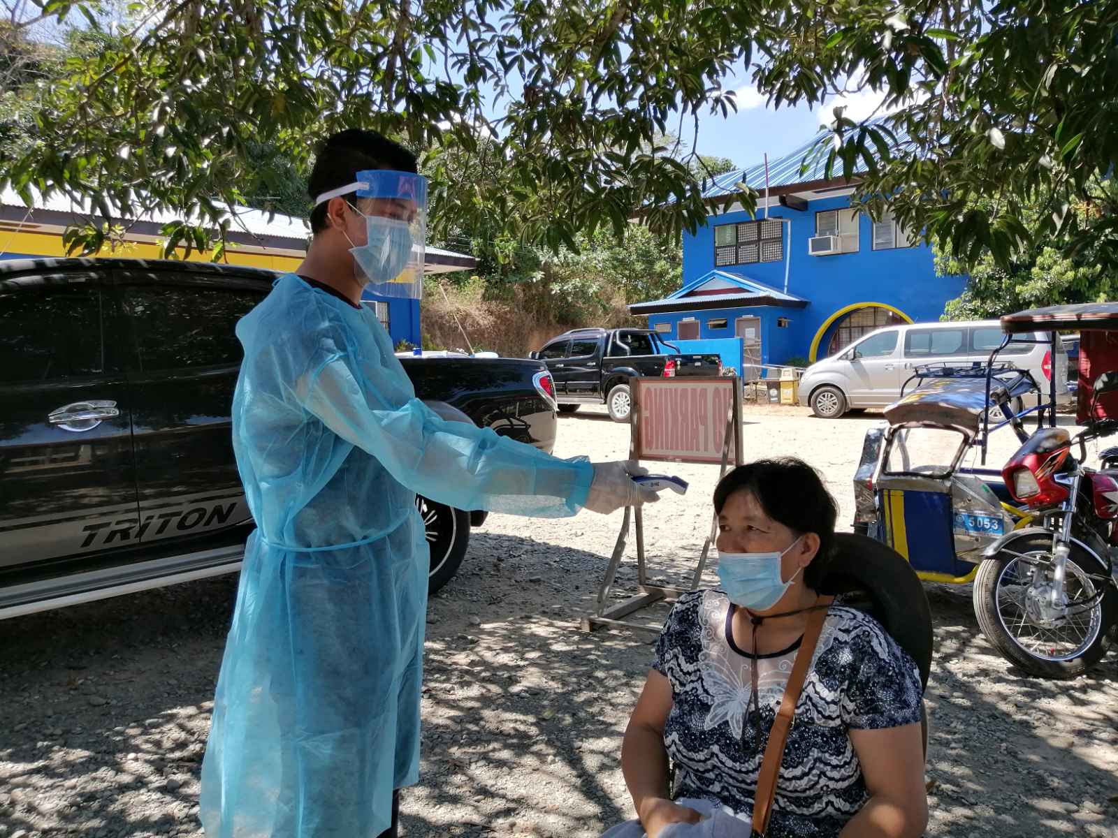 A healthworker in the Philippines. Photo: Department of Health/FB