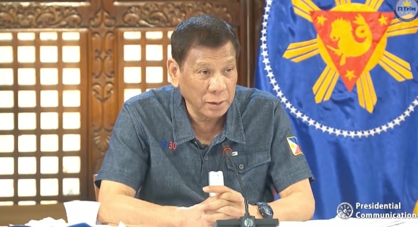 Screenshot from Radio Television Malacañang video