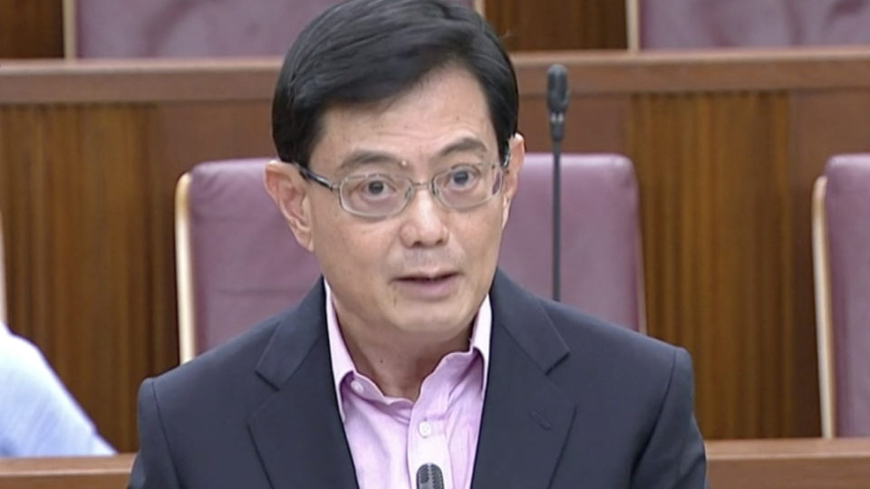 Finance Minister Heng Swee Keat delivers fourth budget speech on May 26, 2020. 