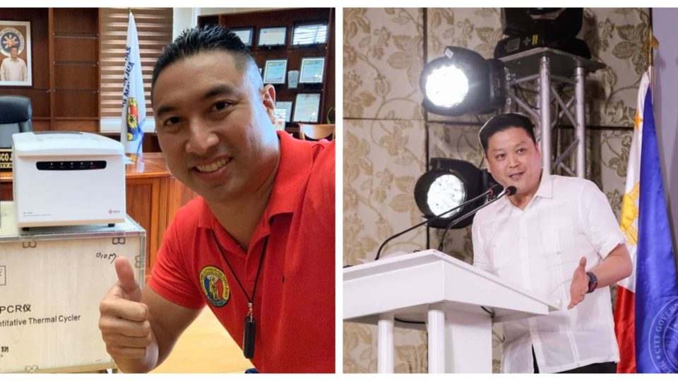 Mayors Francis Zamora and Rex Gatchalian. Photo: Zamora and Gatchalian/FB