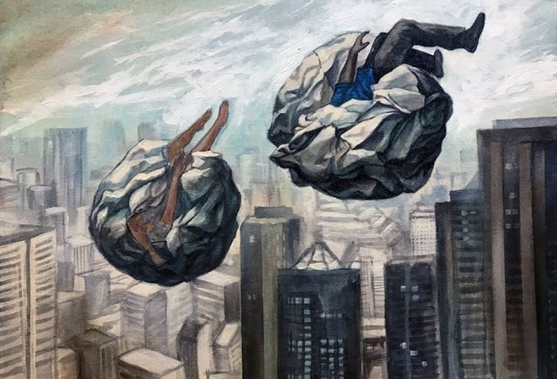 ‘Drifters’ by Nonie Cruzado <i>Photo: Space Encounters Gallery / FB</i>