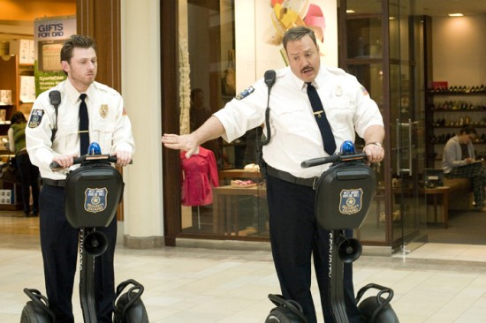 Keep distance! Still from Paul Blart: Mall Cop 2. Photo for illustrative purposes only via Columbia pictures