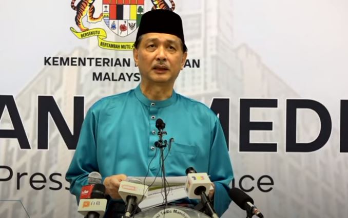 Health DG Noor Hisham Abdullah speaks at a daily COVID-19 press briefing on May 25, 2020. Photo: YouTube / Harian Metro