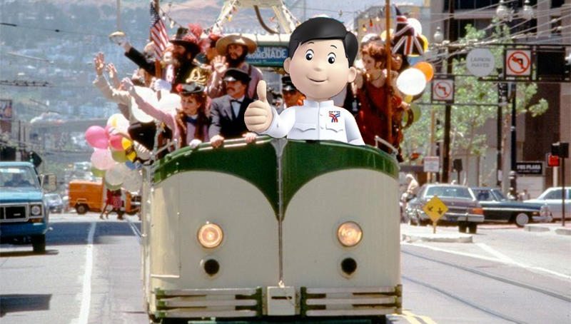 Original Photo:  San Francisco Market Street Railway