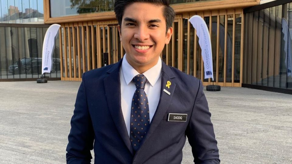 Syed Saddiq standing outside a building. Photo: Syed Saddiq
