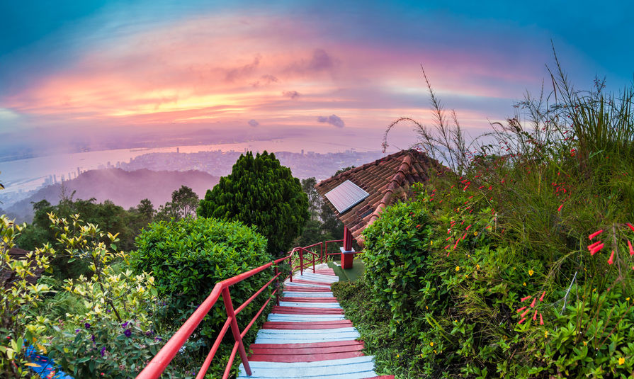 View of Penang Hill. Photo: Lee Chee Keong
