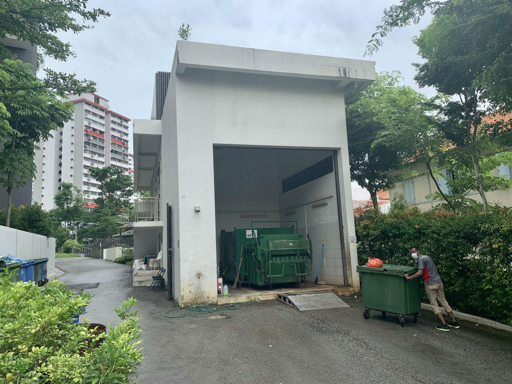 Bulky garbage collection center. Photo: Robin Hicks