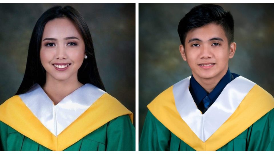 Twins Jollibee and Mcdo Pangindian. Photo from their Facebook accounts