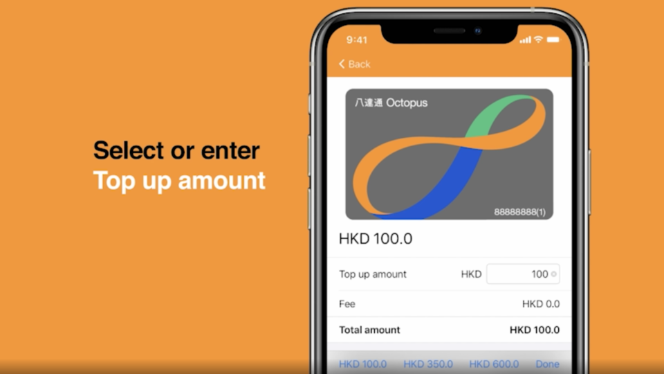 Top up your Octopus balance digitally. (Photo: octopus.com.hk)