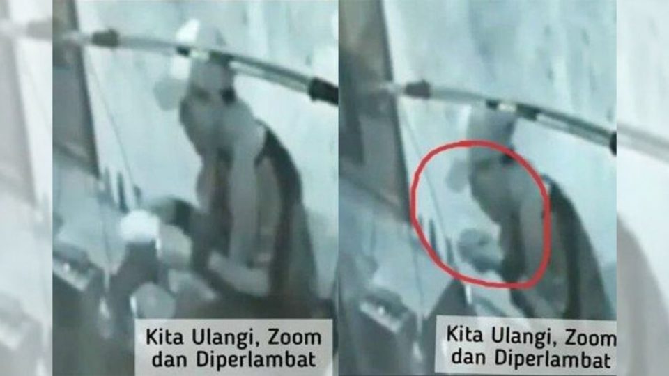 A street seller in West Jakarta’s Kembangan sub-district allegedly spat into a bowl containing bakso cuanki before serving it to his customer. A CCTV recording of the deplorable incident is circulating widely online. Photo: Istimewa