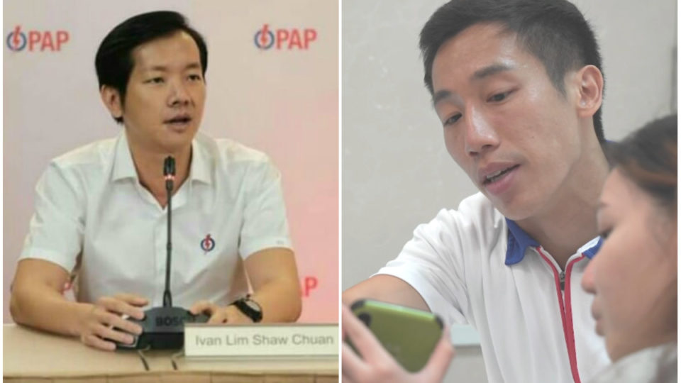 Former PAP candidate Ivan Lim, at left, was replaced by Xie Yao Quan, at right. Photos: PAP, Xie Yao Quan/ Facebook