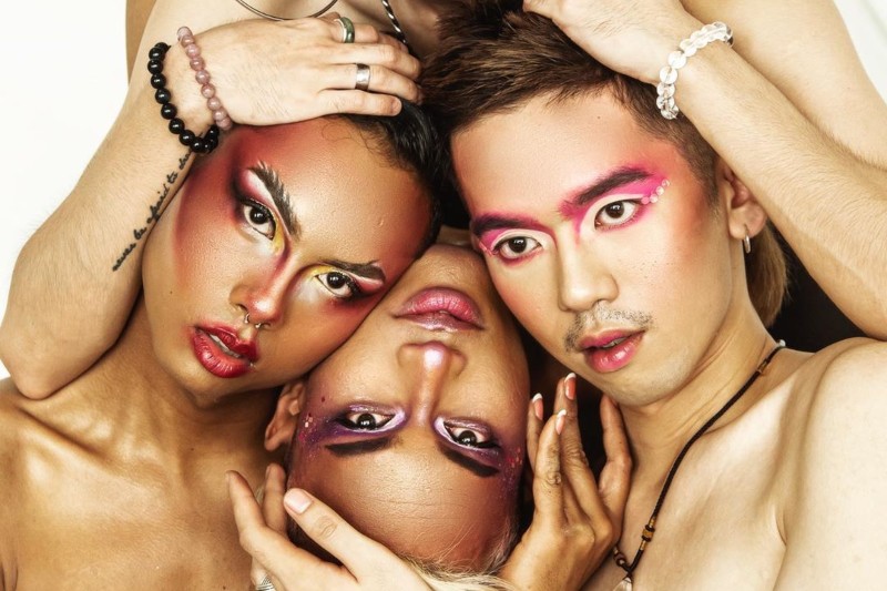 Three models from one of Daniel Adams’ project titled ‘BOYS.’ Photo: Daniel Adams
