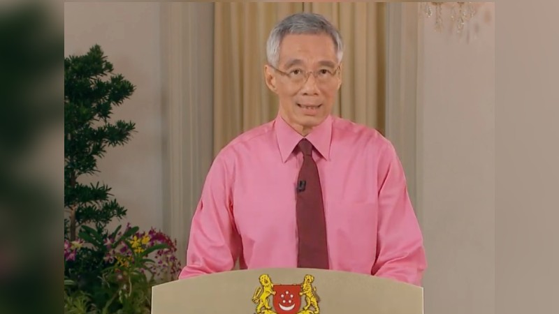 Singapore Prime Minister Lee Hsien Loong addresses the nation today.