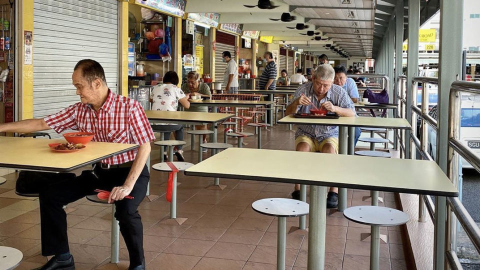 People dine at Havelock Road Cooked Food Center. Photo: Gregory Leow/Instagram