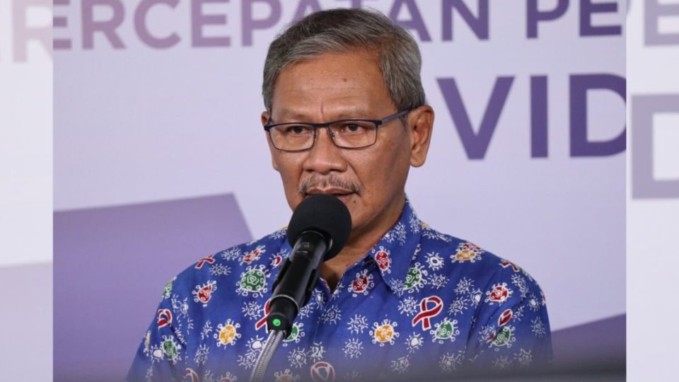 Indonesia’s COVID-19 spokesman Achmad Yurianto speaking at a press conference on Thursday, July 16. Photo: BNPB Indonesia