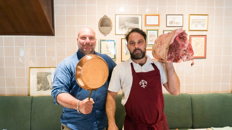 Paolo Vitaletti and Manuelo Pintore, founding chefs of Giglio Trattoria Fiorentina. 

