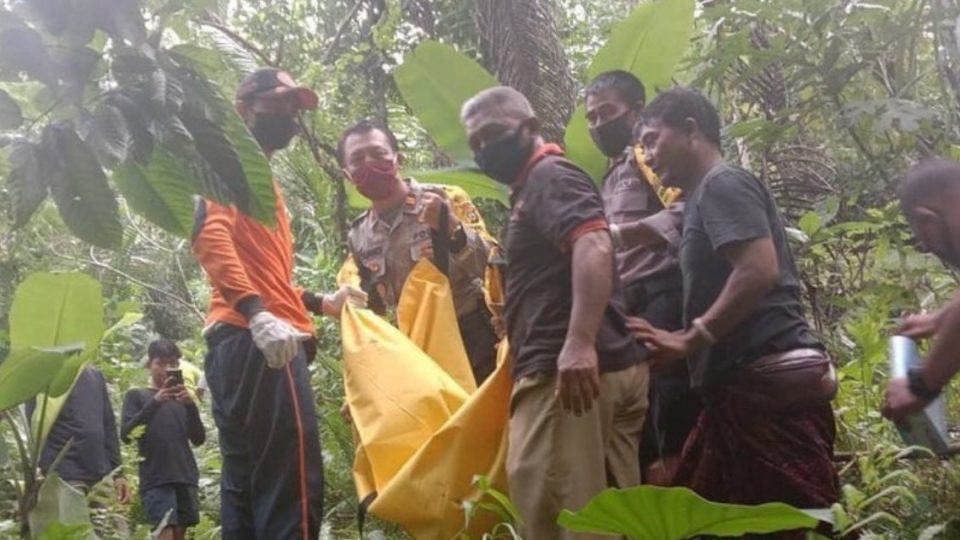 The human skeleton was found by local residents on July 19. Photo: Polres Badung 