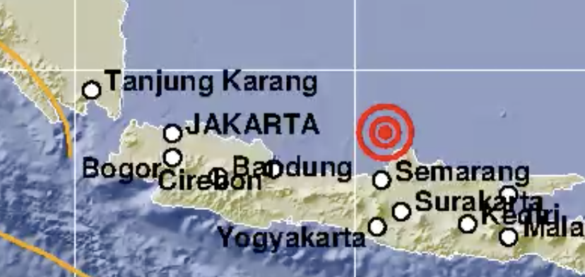 Graphic: Indonesia’s Meteorological, Climatological, and Geophysical Agency (BMKG) / Twitter