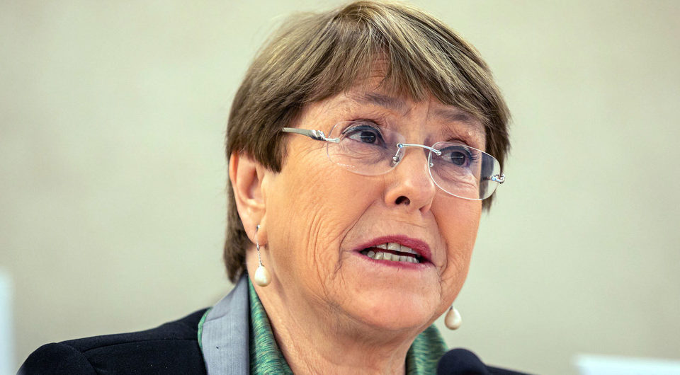 UN High Commissioner for Human Rights Michelle Bachelet. Photo: United Nations/Antoine Tardy