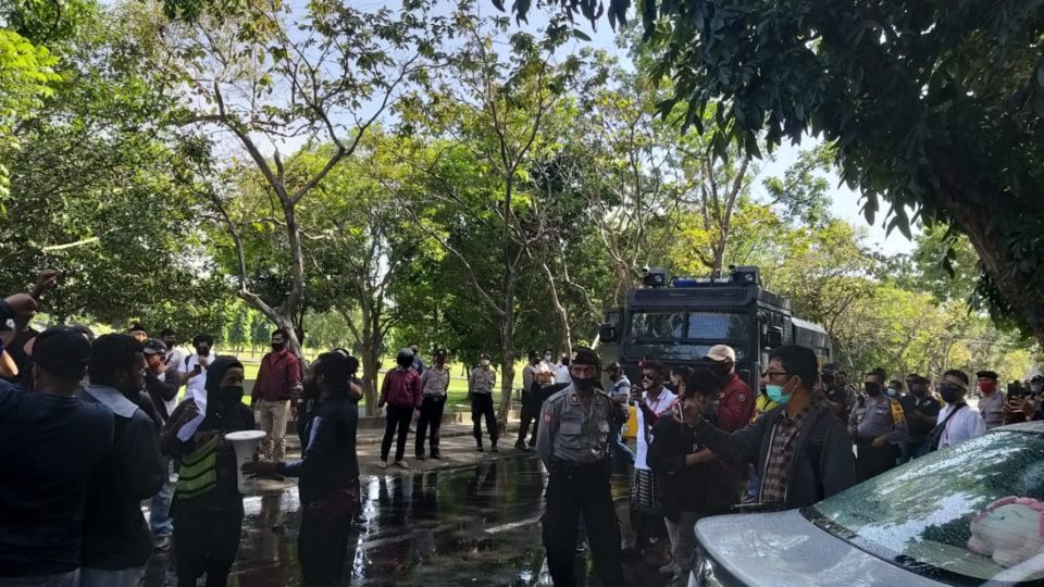 The rally was held to commemorate the 22nd anniversary of the Biak massacre. Photo: LBH Bali