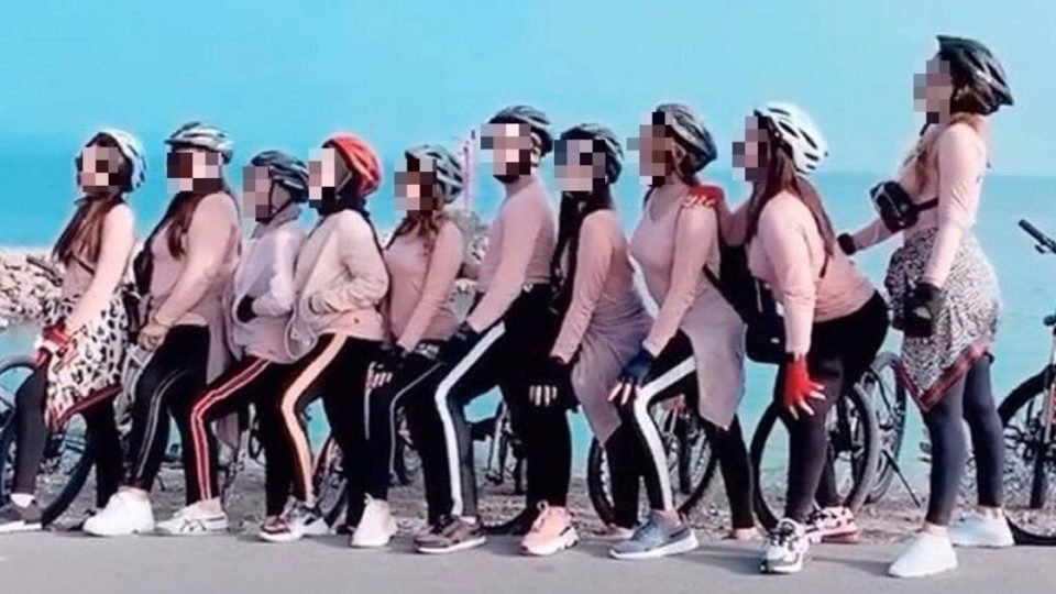 A group consisting of at least 10 female cyclists in Aceh is causing a public stir in the conservative province after photos and videos of them wearing tight-fitting clothes circulated widely on the internet. Their uniform of pink long sleeve t-shirts has been dubbed as “revealing” and “sexy” by local media outlets, and most of the ladies reportedly did not wear the hijab. Photo: Instagram