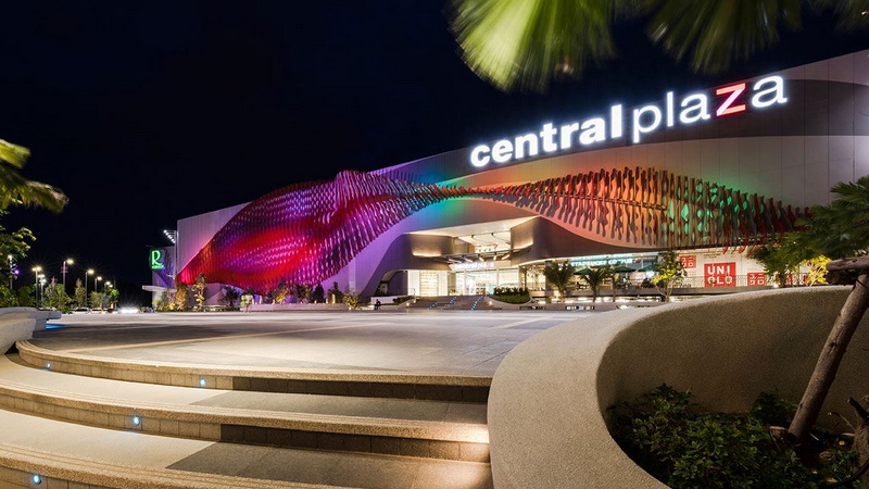 A visiting air force officer from Egypt who tested positive for COVID-19 went to the Passione Shopping Destination and his peers to CentralPlaza Rayong shopping malls on Friday. Photo: Central Pattana