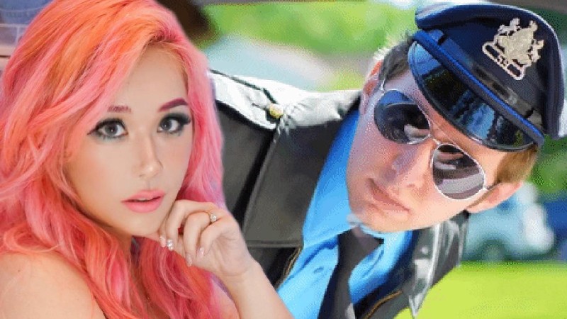 A collage of Xiaxue and a policeman. Image: Xiaxue/Facebook
