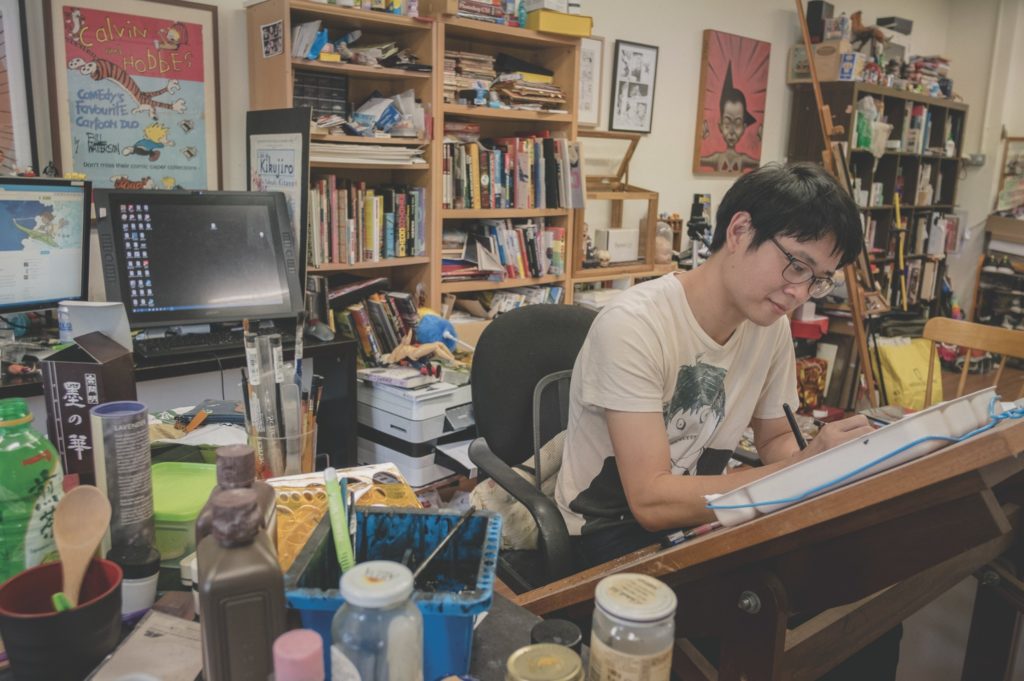 Comic artist Sonny Liew. Photo: Tom White/Southeast Asia Globe