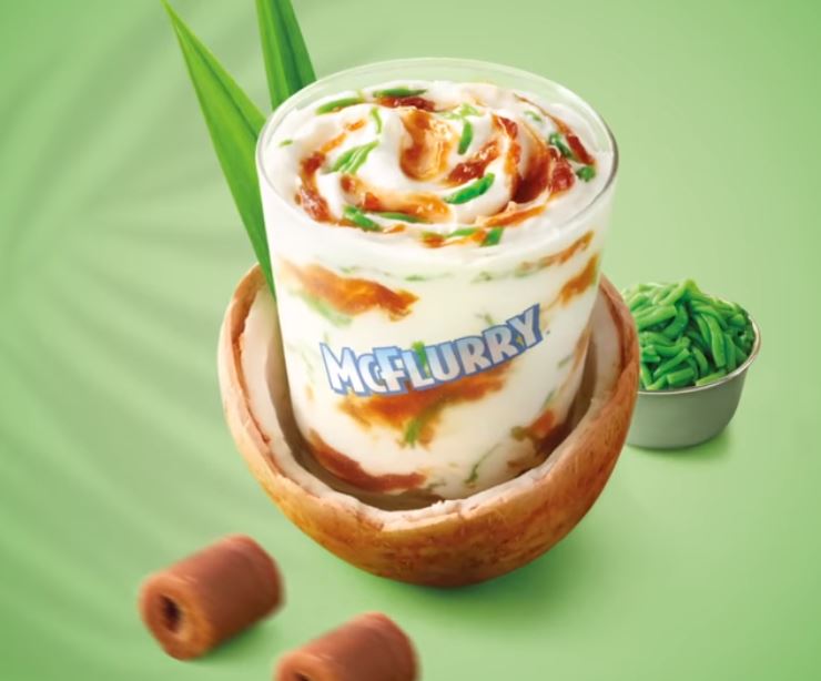 Cendol McFlurry. Photo: McDonald’s Malaysia