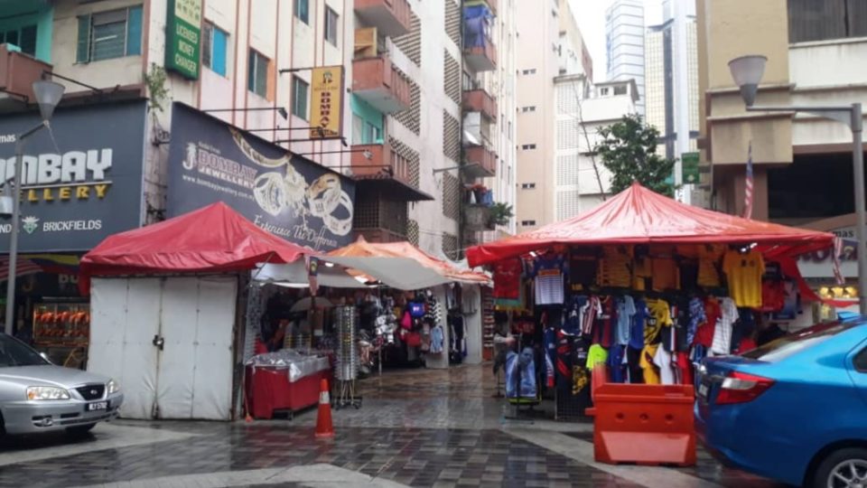 Street vendors along Jalan Masjid India. Photo: Coconuts KL