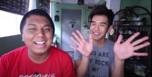 Koshy and Hartono in a 2017 video. Image: Dee Kosh/YouTube