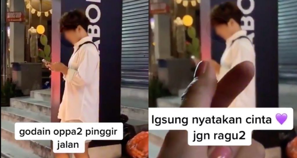 Screenshots from the original video, which was uploaded on TikTok. 