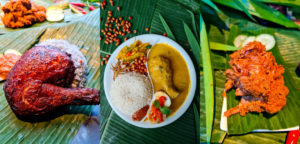 From left to right, Ayam Masak Lemak, Ayam Bakar and Beef Rendang. Photos: OSG