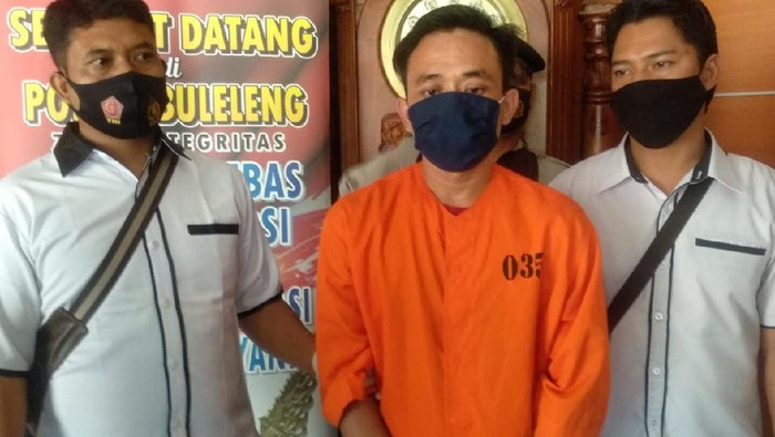 The suspect, identified as KFM, claimed to be a healer and offered to treat his victim for an undisclosed ailment. Photo: Istimewa via Detik