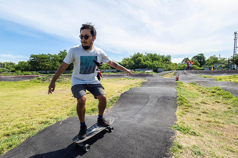 Photo: Sup Station and Slide Away Pump Track / Courtesy