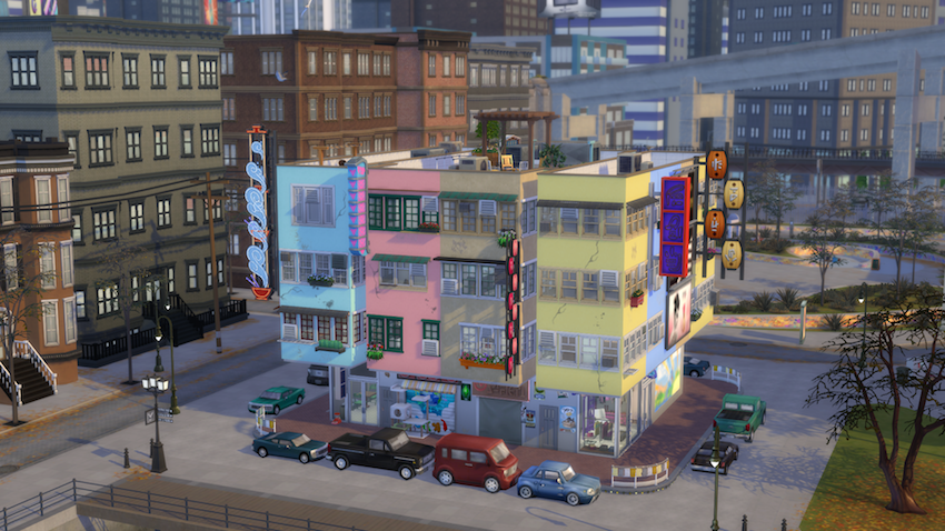 The exterior of Mandy's tong lau