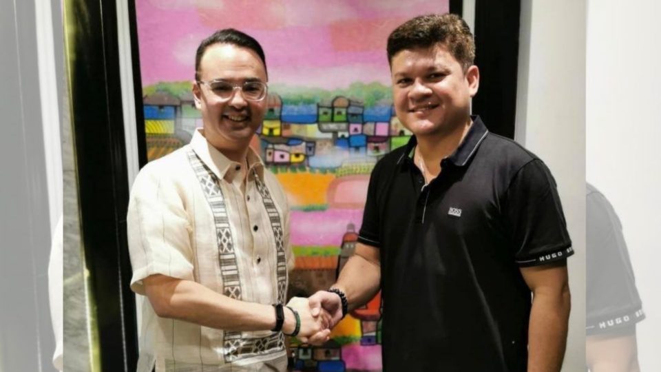 House Speaker Alan Peter Cayetano and Deputy Speaker Paolo Duterte <i>Photo: PTV / FB</i>