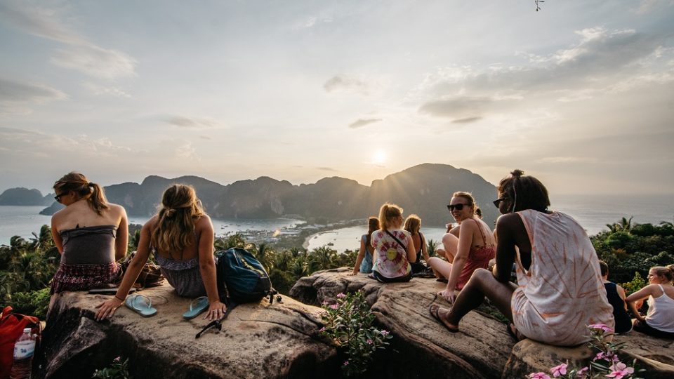 A file photo of tourists visiting Koh Phi Phi. Photo: Guy Houben / Coconuts
