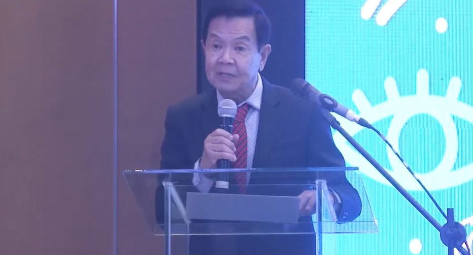 Dr. Jaime Galvez Tan at Flatten the Fear event. Photo: Flatten the Fear/FB