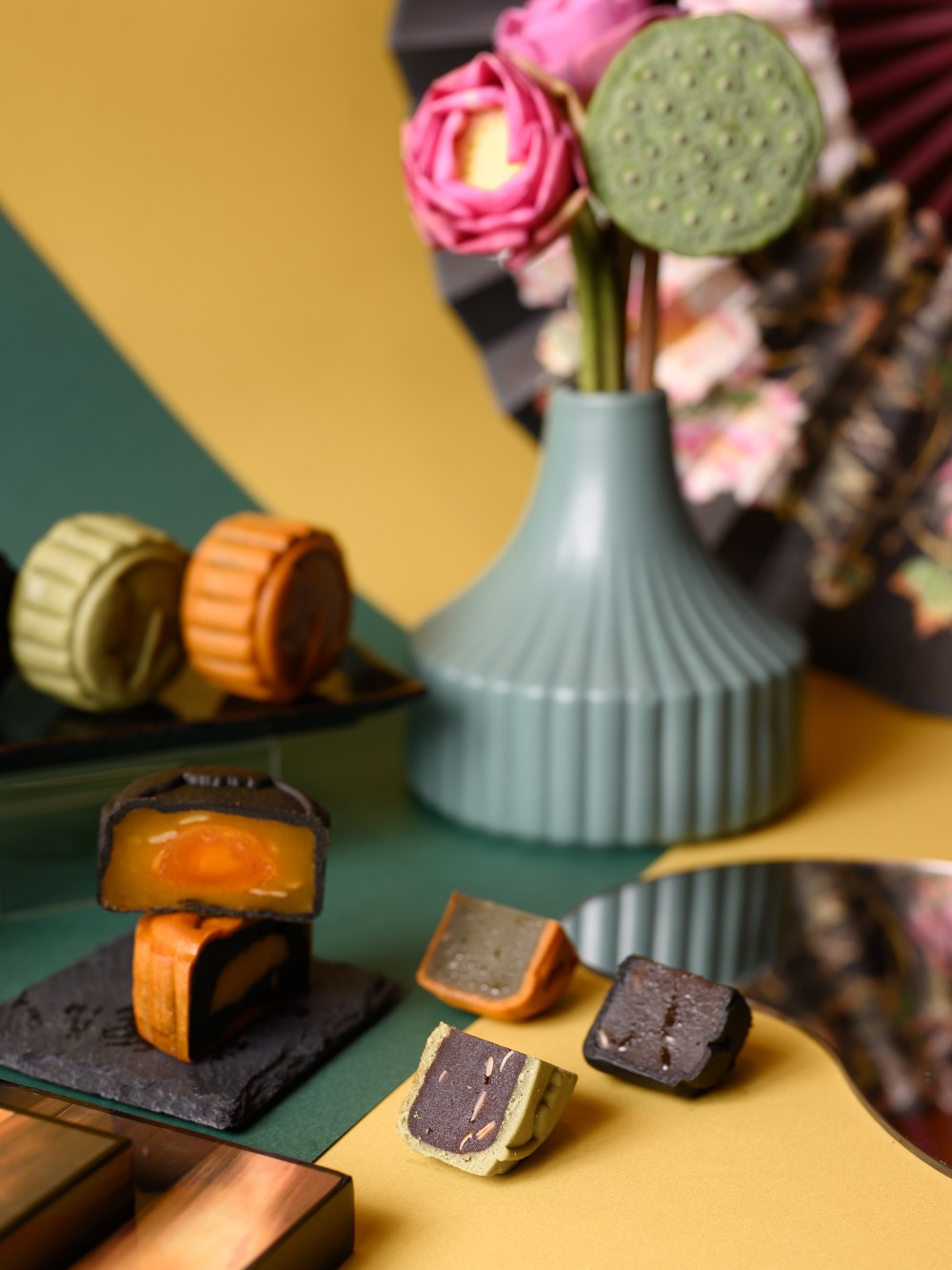 Traditional mooncakes by Nobu. Photo: Nobu Kuala Lumpur