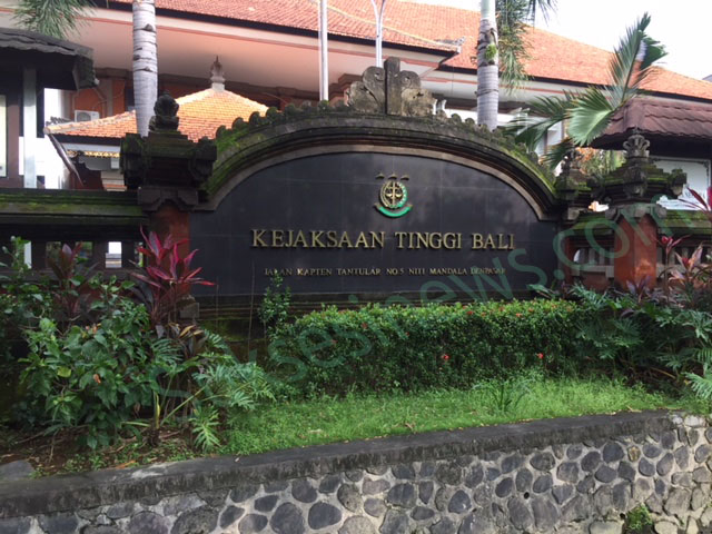 The incident took place at the Bali High Court (Kejati Bali) on Monday, Aug. 31, 2020. Photo: Kejati Bali