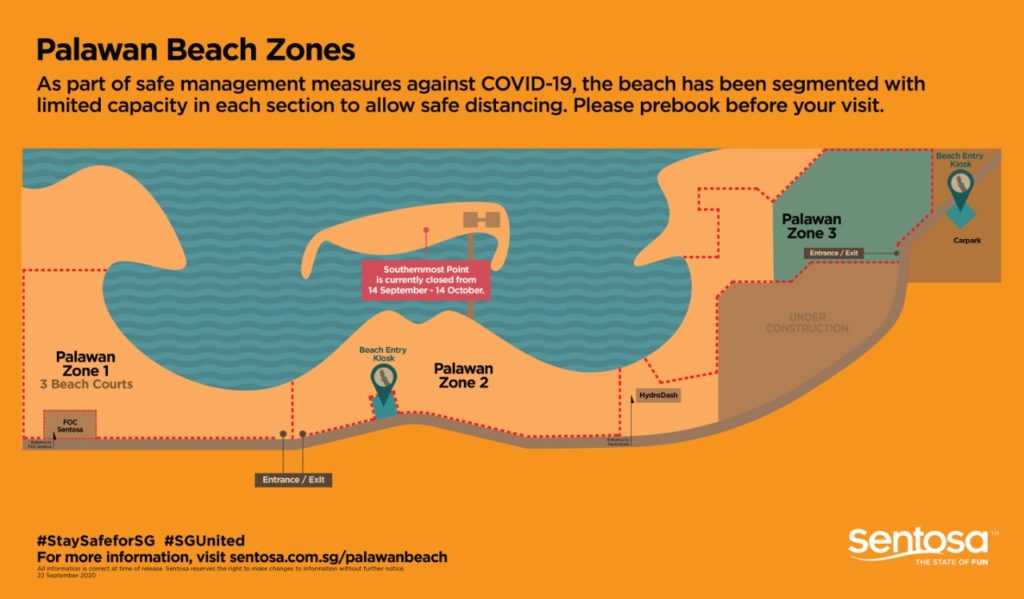 Palawan beach zones. Graphic: SDC