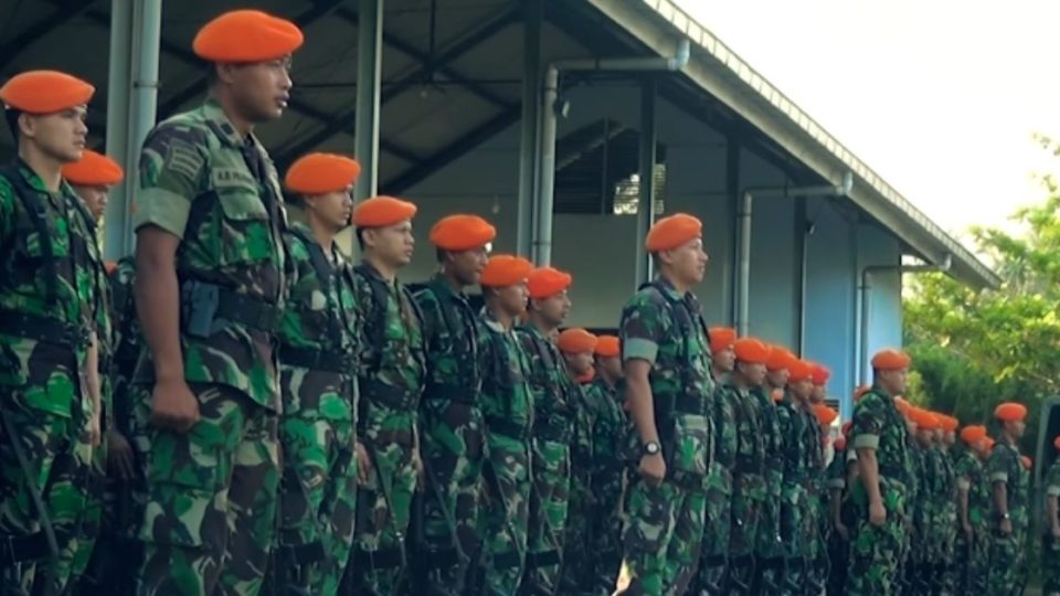 Officers from Indonesian Air Force’s Specialized Forces Corps (Paskhas). Photo: AWG97/Wikimedia Commons