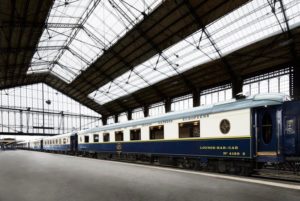 One of the locomotives. Image: Orient Express