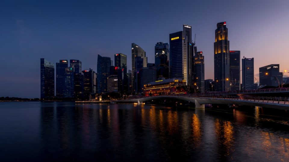 Singapore’s business district. Photo: Christoph Theisinger